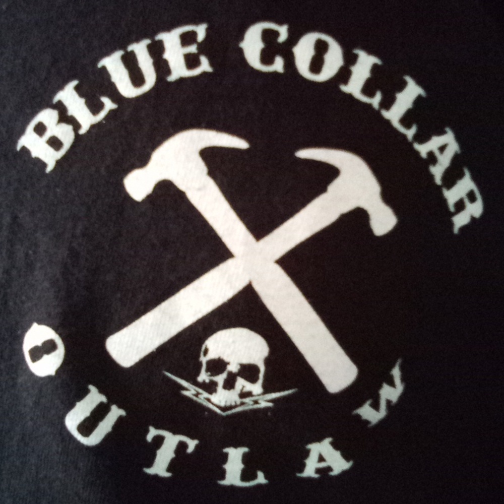 Blue Collar Outlaw Men's long sleeved Tee